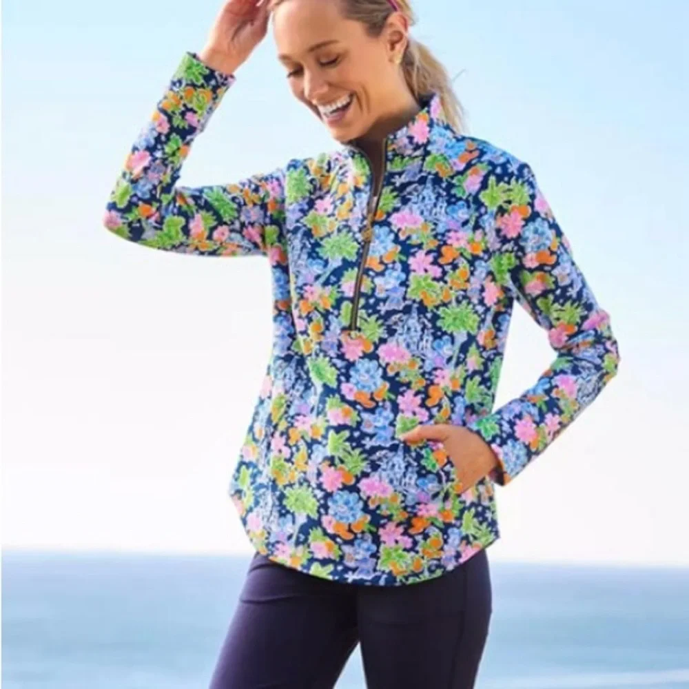 Disney Lilly Pulitzer Multicolor Lilly Loves Disney Full Zip Jacket, size M. - Picture 6 of 16